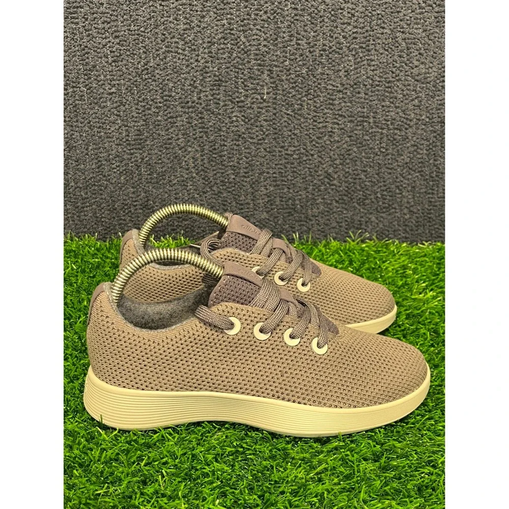 Allbirds Tree Runners Womens Taupe Brown Mesh Lace Up Sneakers Walking Shoes